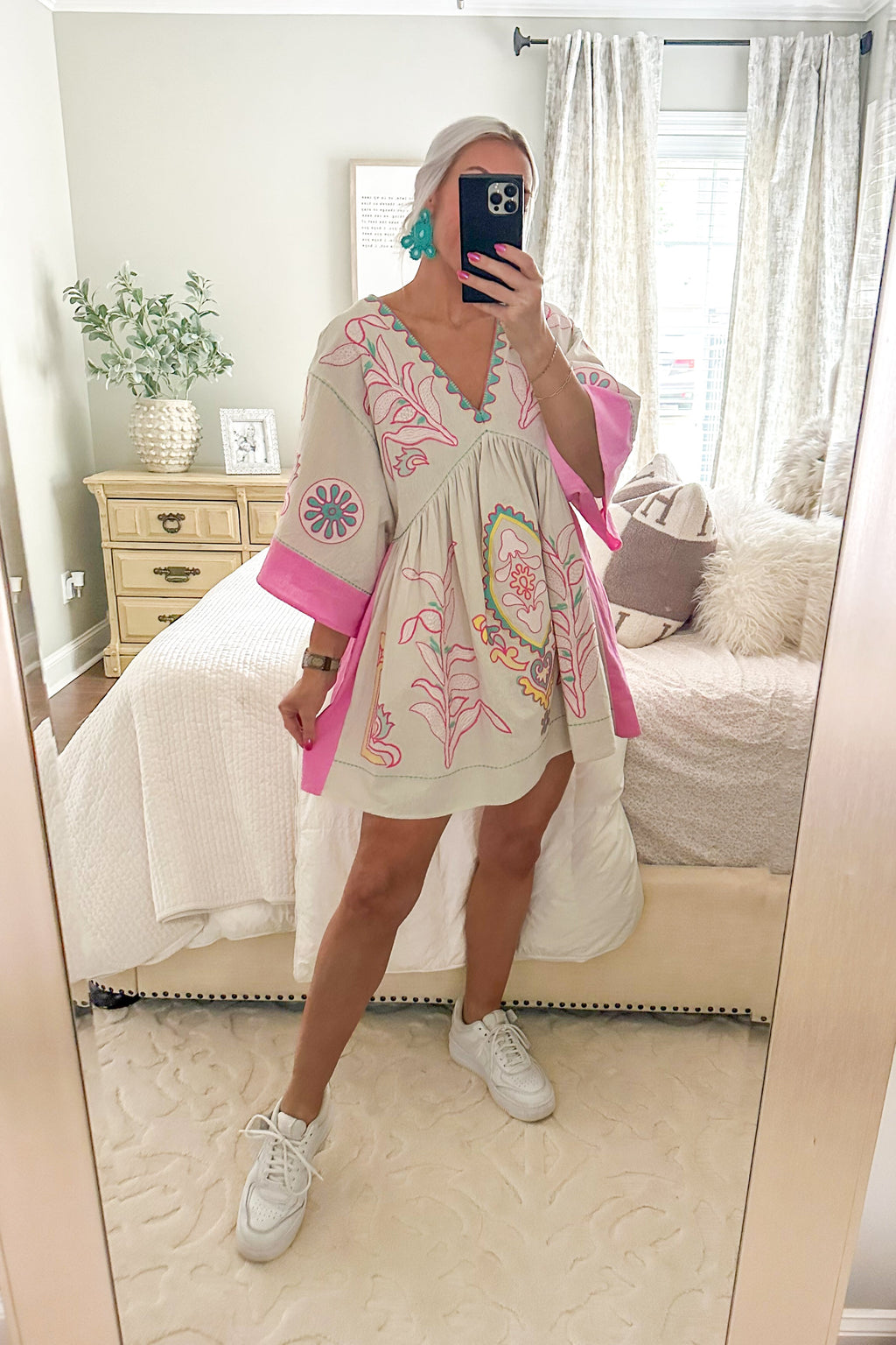 Kendry Boutique | Floral Embroidered Dress | Pink Dress Kendry Collection Boutique Kendry Boutique | Floral Embroidered Dress | Pink Dress Kendry Collection Boutique