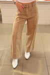 Rust Front Pocket Straight Leg Jeans