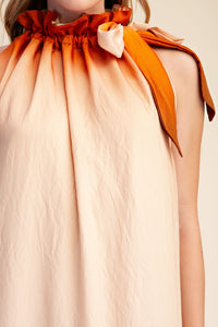 The Pumpkin Spice Soiree Ombre Maxi Dress