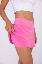 Bubble Gum Pink Tennis Skirt