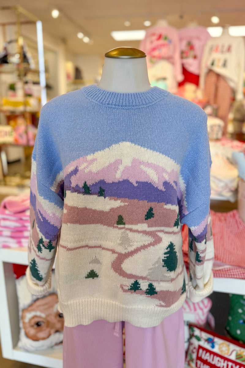 Snow Mountains Sweater