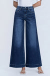 High Rise Dark Wash Wide Leg Jeans