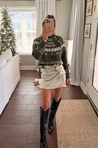 Apres Martini Fair Isle Holiday Sweater