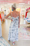 Paris For Brunch Patterned Maxi Dress