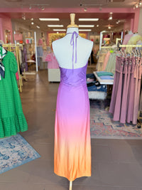 Sunset Ombre Halter Neck Maxi Dress - Kendry Collection Boutique