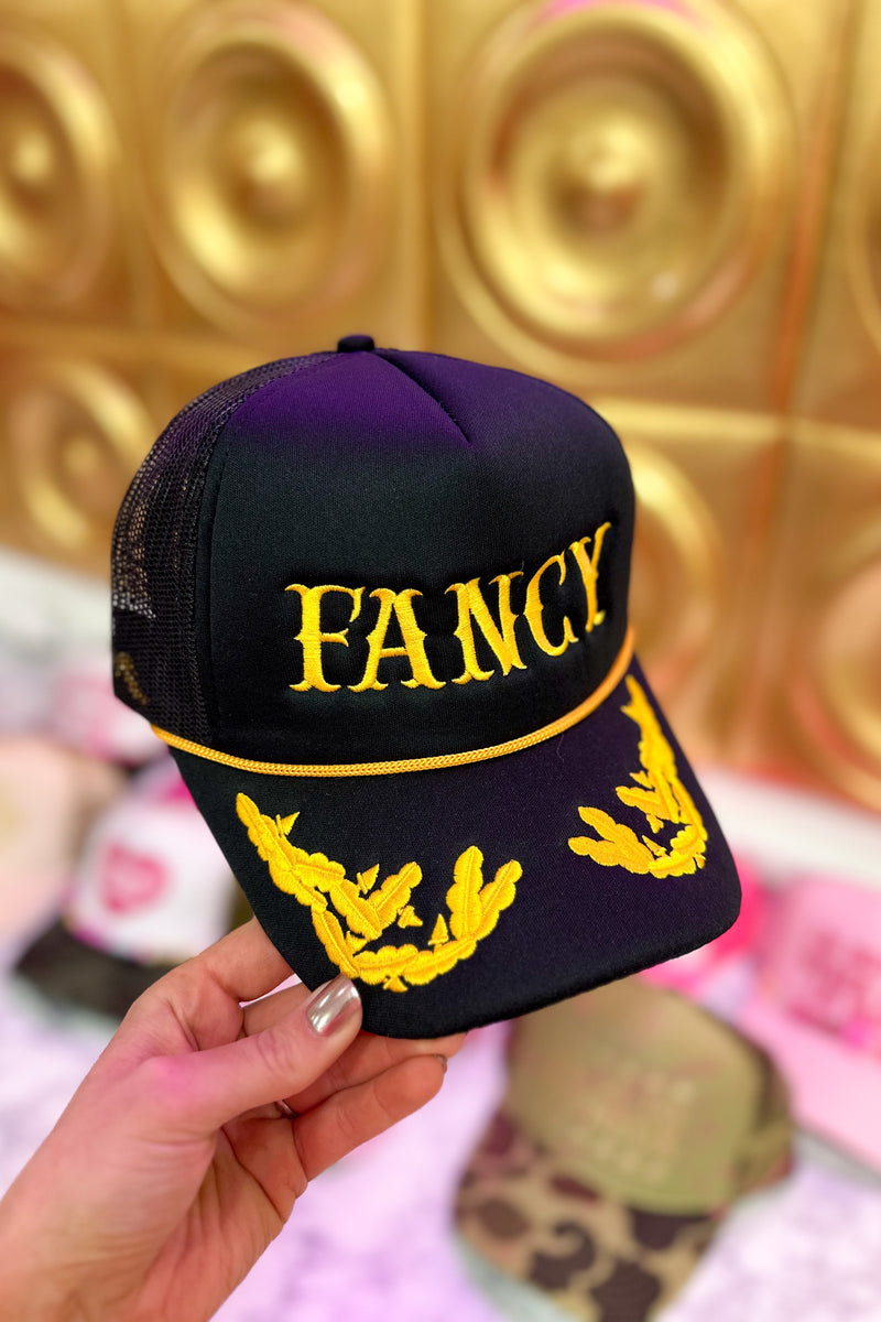 Captain Fancy Embroidered Trucker Hat
