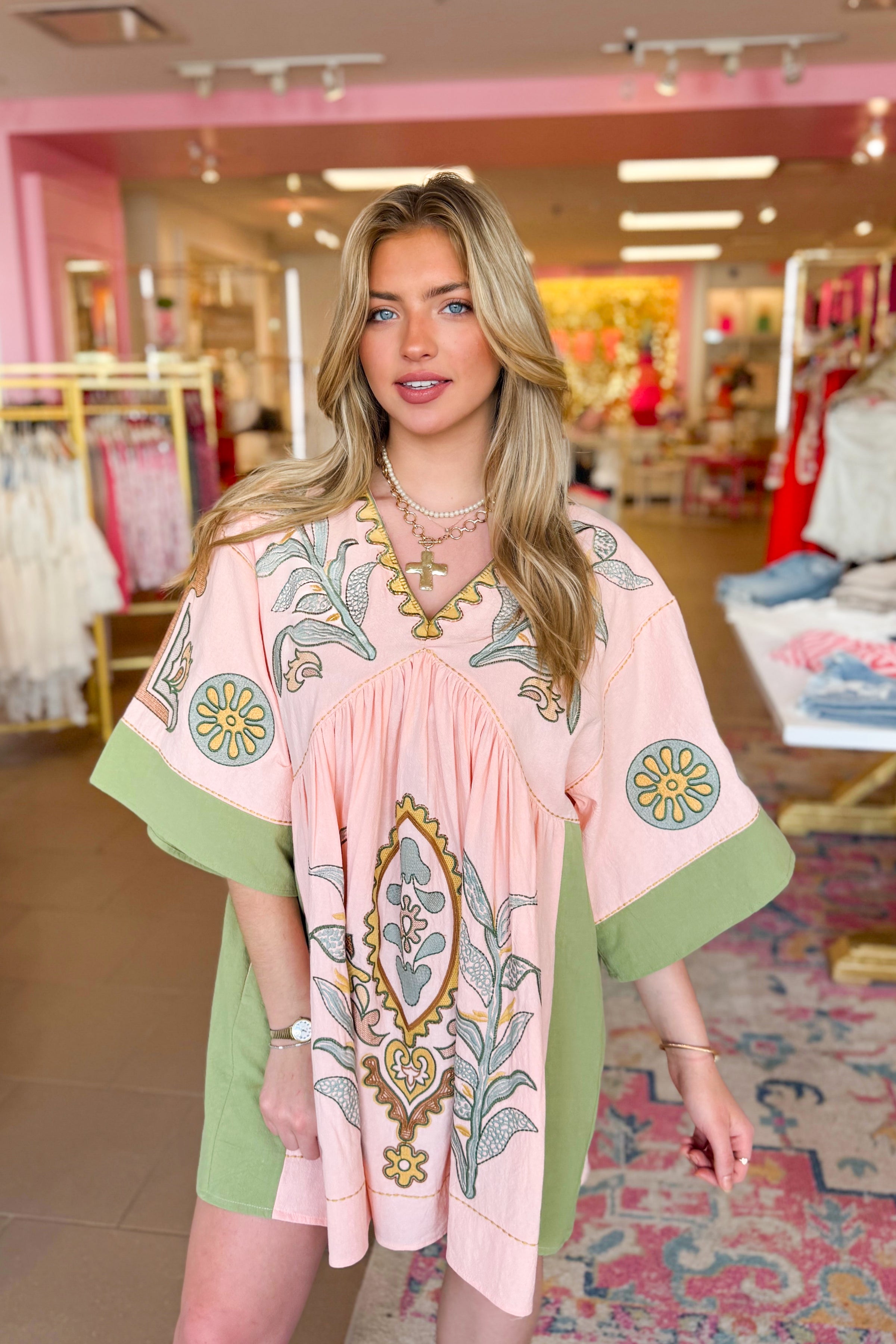floral embroidered mini dress Irne White Off-Shoulder Sequin Floral Embroidered Mini Dress
