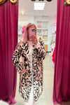 Leopard Faux Fur Mob Wife Jacket
