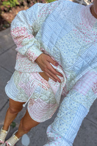 Quilted Lounge Shorts