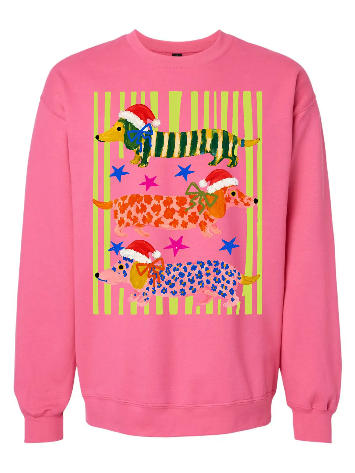 Hot Pink Weenie’s Christmas Sweatshirt