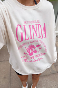 Cream and Pink Glinda Wicked Sweatshirt