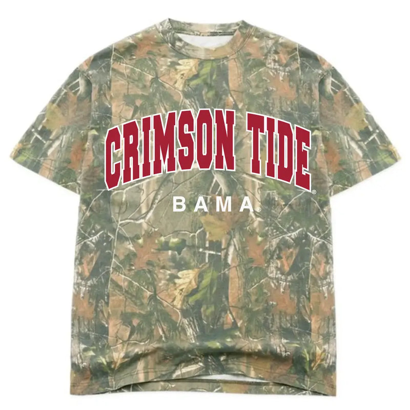 Alabama Crimson Tide Camo Graphic Tee