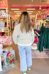 Green Checkered Soft Knit Sweater