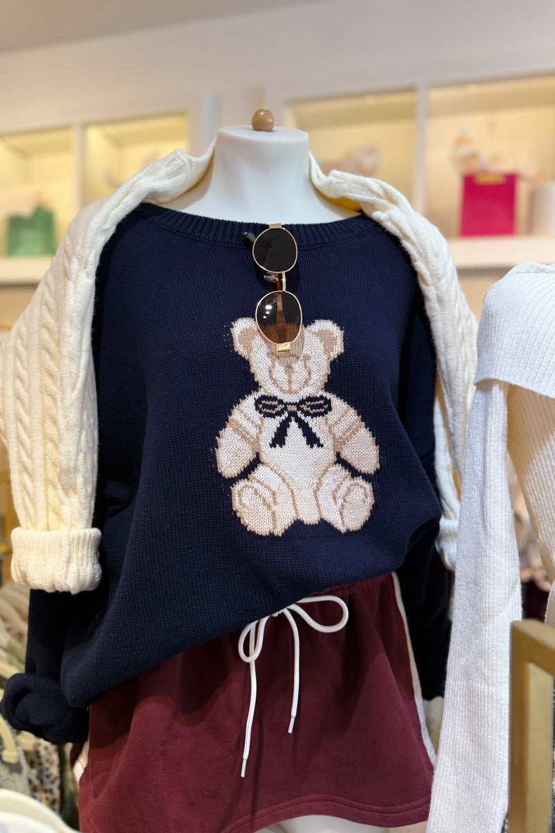 Burgundy Folded Waist Mini Sweat Skort