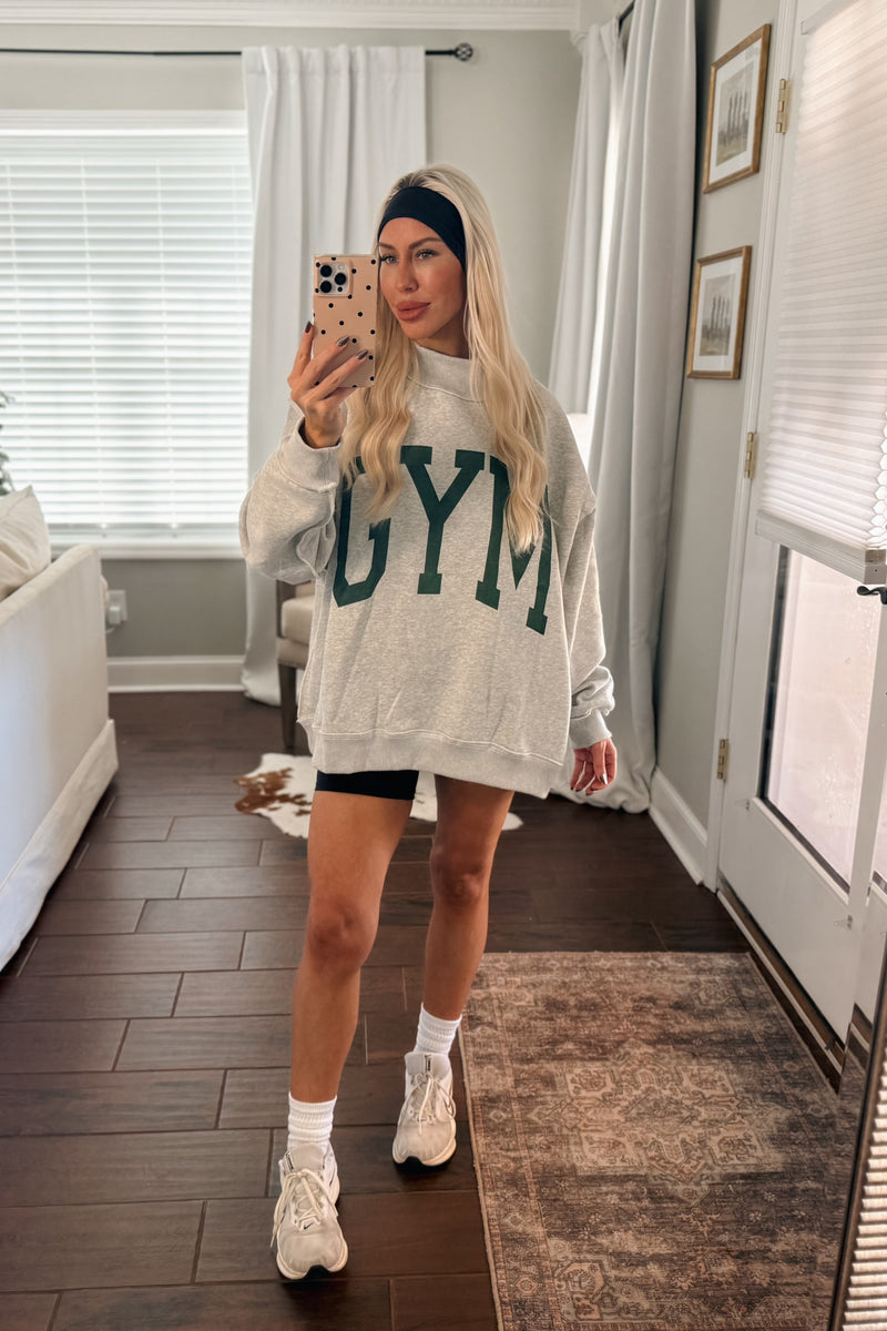 Reversible Gym X Bed Mockneck Sweatshirt