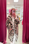 Leopard Faux Fur Mob Wife Jacket