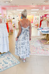 Paris For Brunch Patterned Maxi Dress
