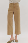 Rust Front Pocket Straight Leg Jeans