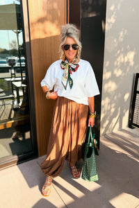 Brown Balloon Pants