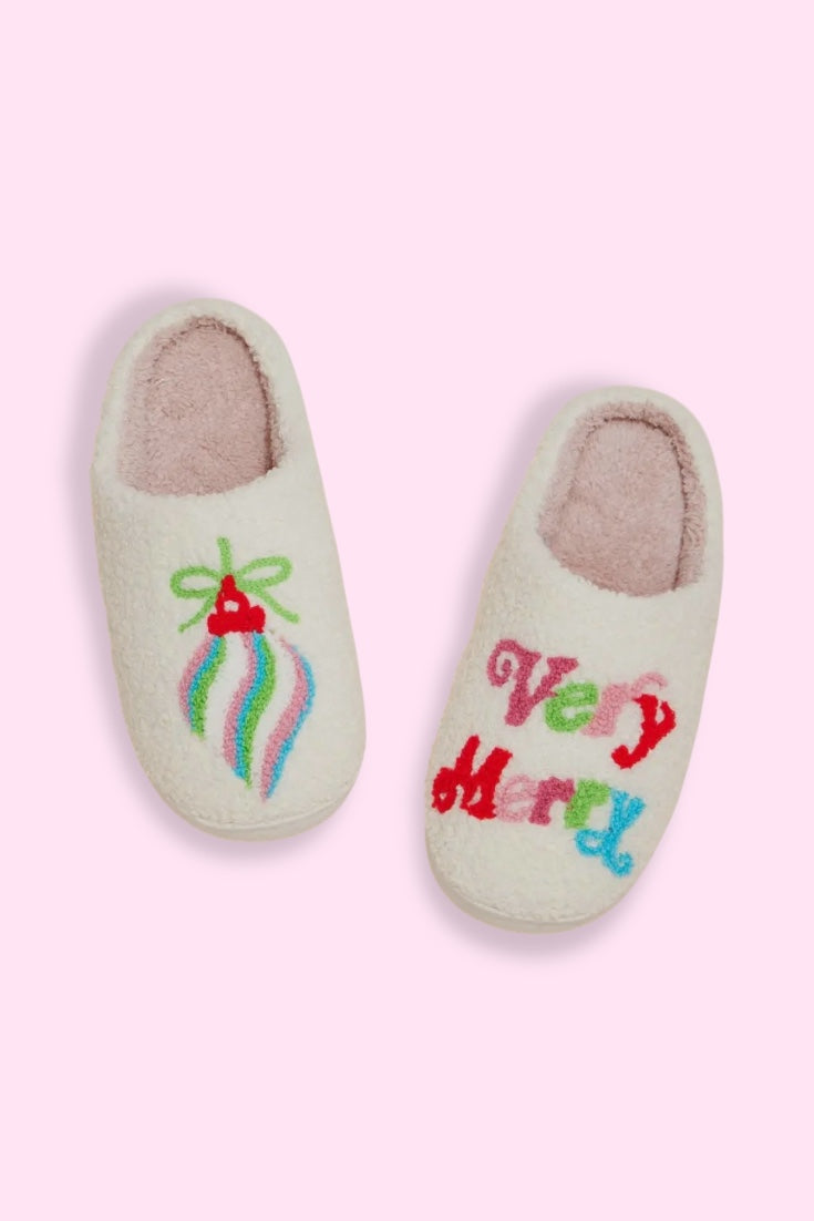 Very Merry Slippers