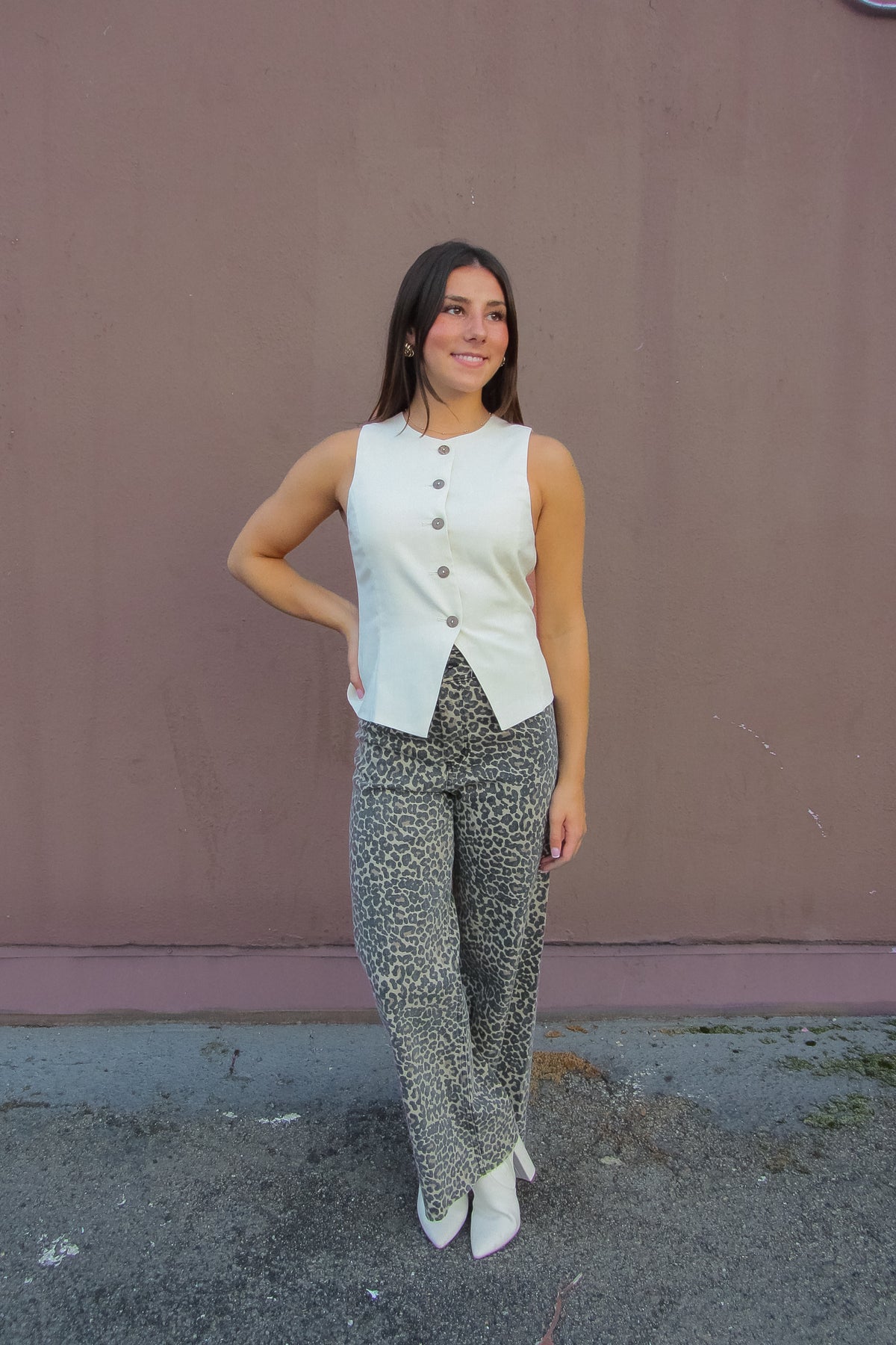 Leopard Print Denim Jeans RESTOCK!