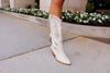 Zane White Rhinestone Cowgirl Boots