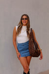 Leopard Slouchy Hobo Bag With Front Pockets