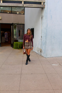Asymmetrical Button Knit Top