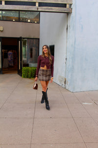 Asymmetrical Button Knit Top