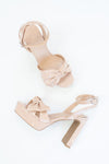 Harmonic Nude Bow Heels