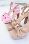 Harmonic Nude Bow Heels