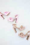 Harmonic Pink Bow Heels