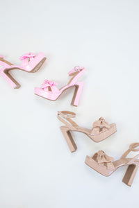 Harmonic Nude Bow Heels