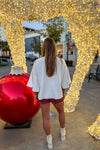 Ivory Bell Sleeve Sweater