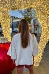 Ivory Bell Sleeve Sweater