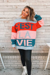 C'est La Vie Striped Sweater