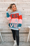 C'est La Vie Striped Sweater