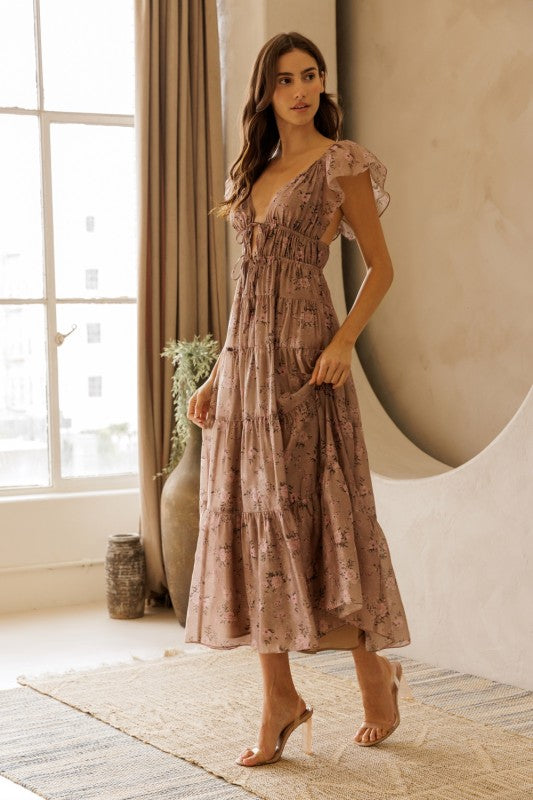 Tiered Floral Maxi Dress | Wedding Guest Dress Kendry Collection Boutique Tiered Floral Maxi Dress | Wedding Guest Dress Kendry Collection Boutique