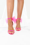 Daphne Hot Pink Bow Detail Heels