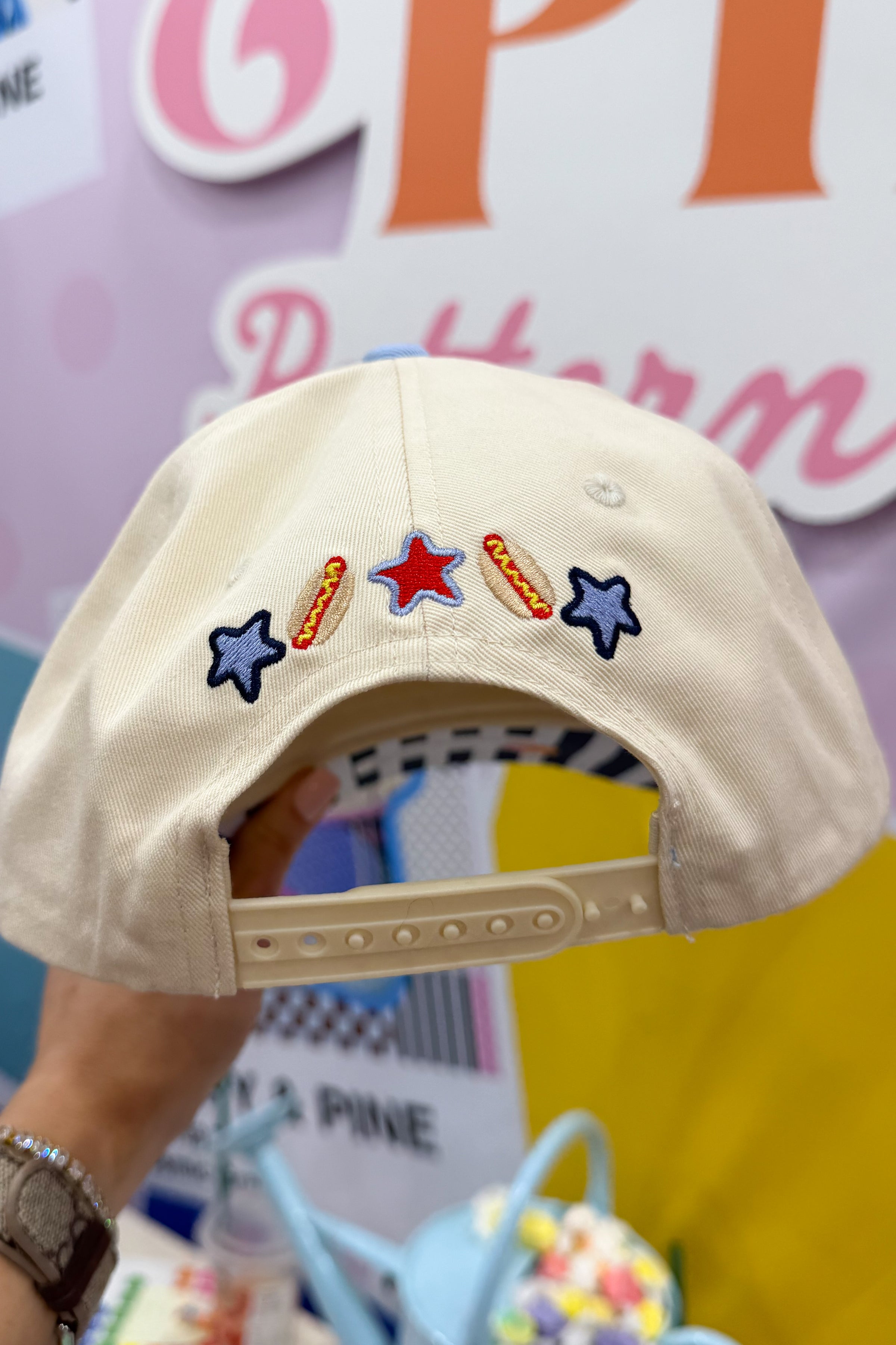 You Look Like The 4th Of July Hot Dog Embroidered Trucker Hat
