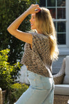Black and Brown V-Neck Sweater Vest