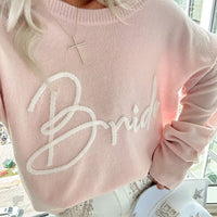 Baby Pink Bride Sweater Top