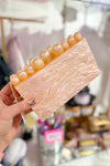 Marble Beaded Acrylic Clutch Purse - Shop Trendy Accessories At Kendry Collection Boutique