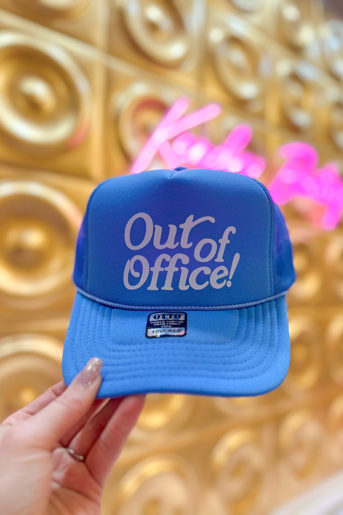 Out Of Office Trucker Hat - kendry Collection Boutique