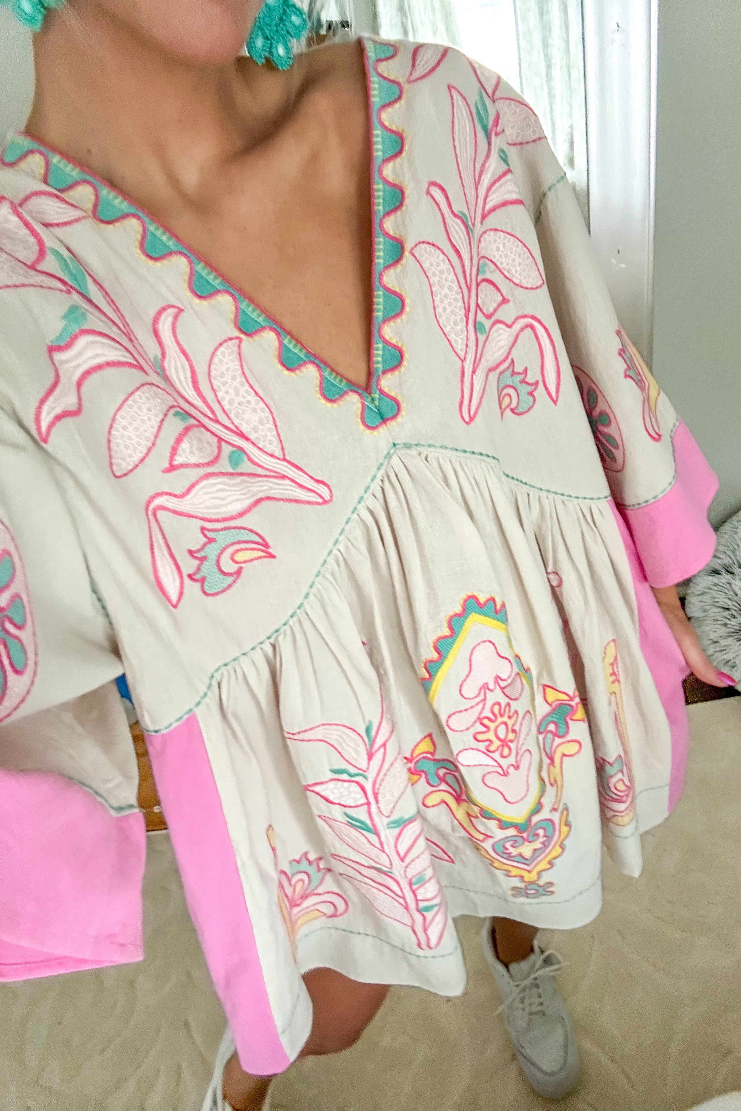 Kendry Boutique | Floral Embroidered Dress | Pink Dress Kendry Collection Boutique Kendry Boutique | Floral Embroidered Dress | Pink Dress Kendry Collection Boutique
