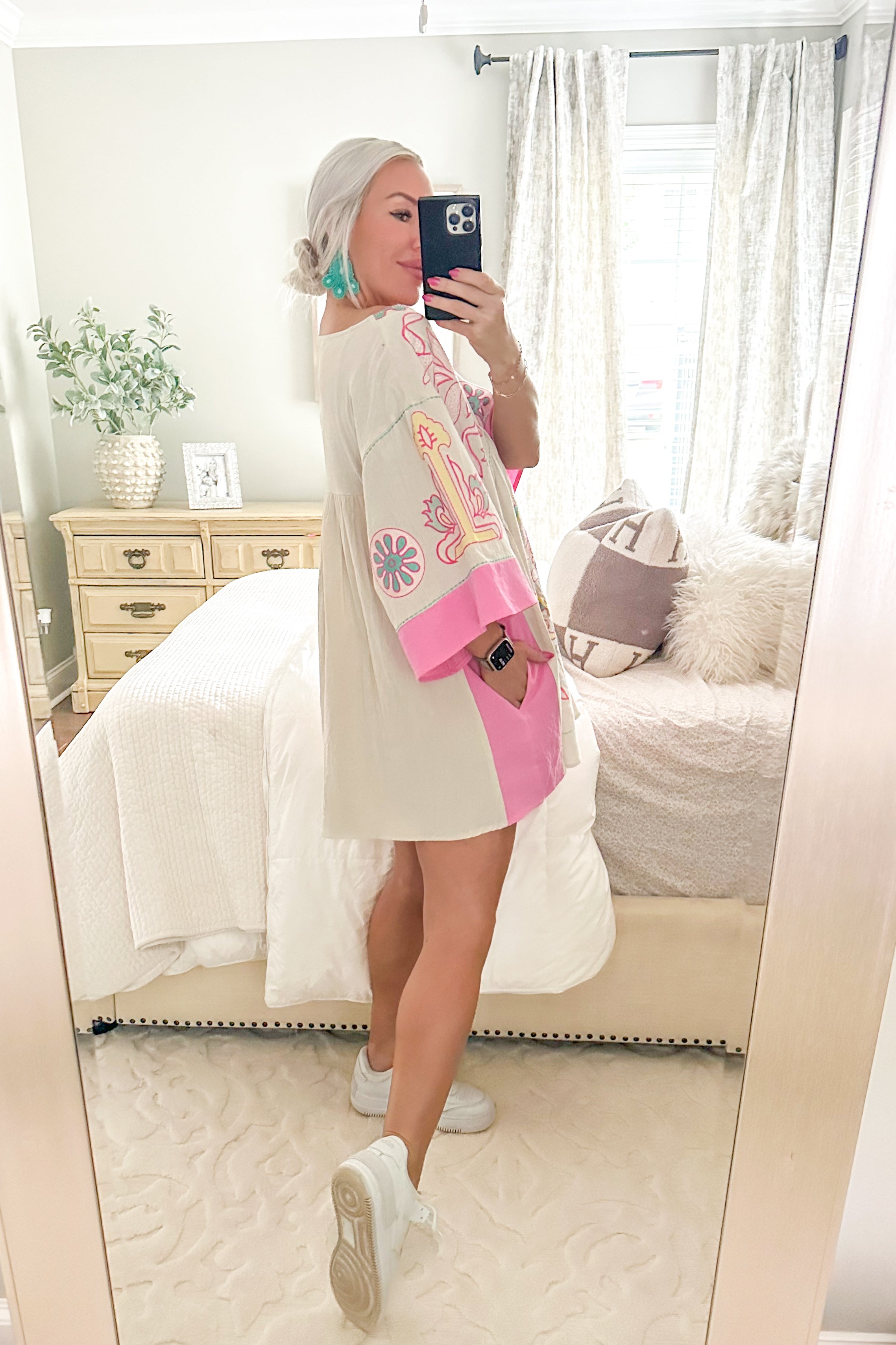 Kendry Boutique | Floral Embroidered Dress | Pink Dress Kendry Collection Boutique Kendry Boutique | Floral Embroidered Dress | Pink Dress Kendry Collection Boutique