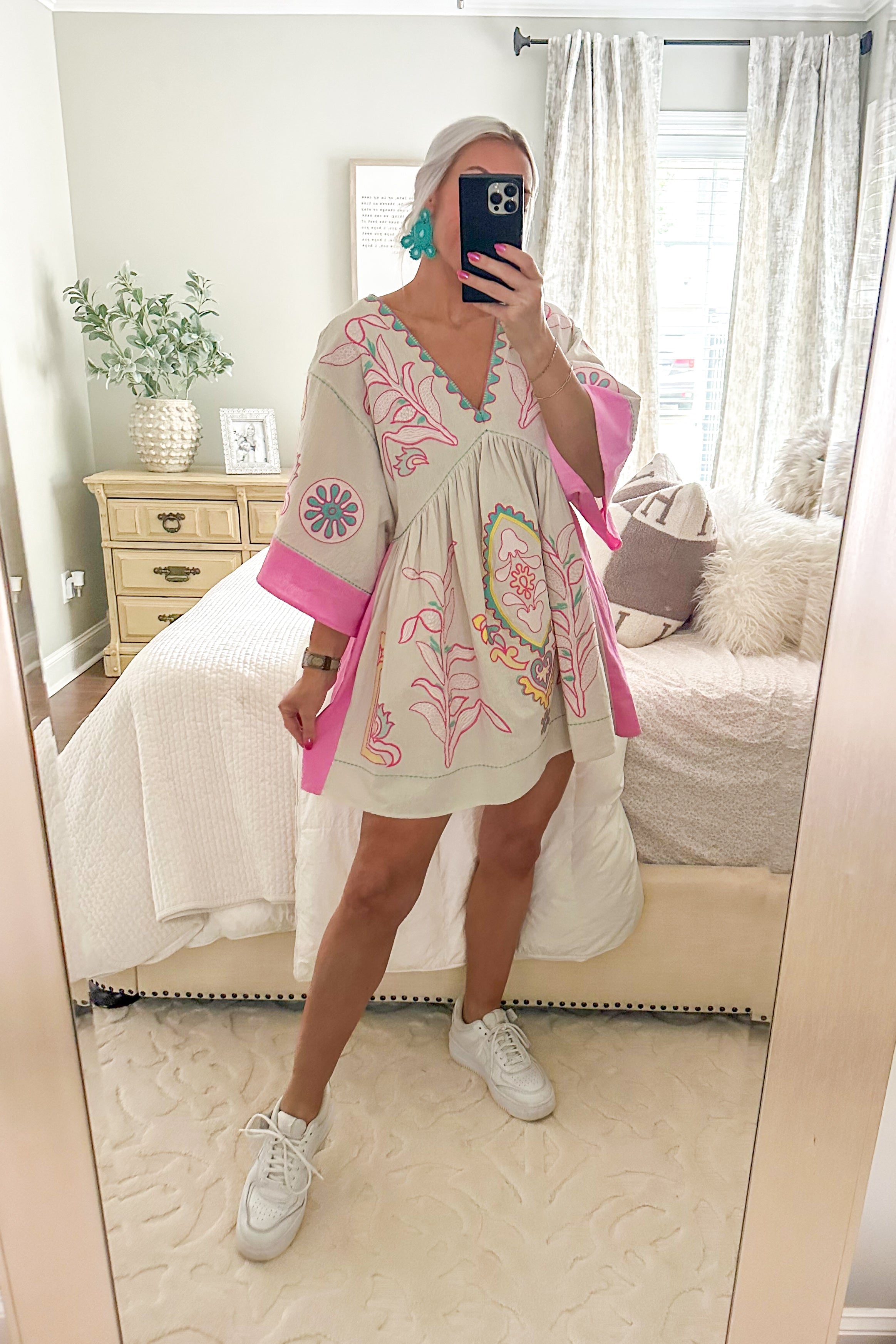 Kendry Boutique | Floral Embroidered Dress | Pink Dress Kendry Collection Boutique Kendry Boutique | Floral Embroidered Dress | Pink Dress Kendry Collection Boutique