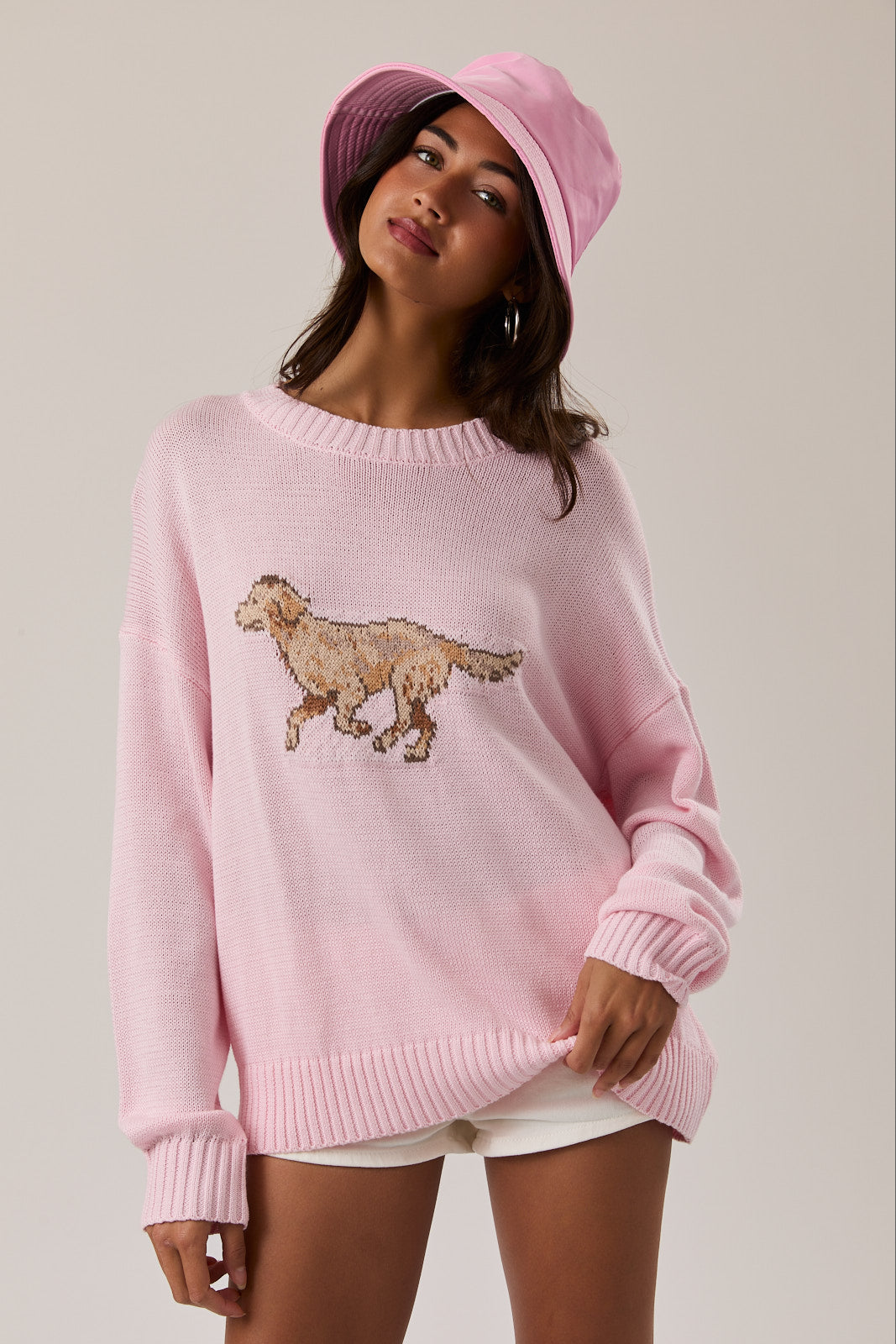 Cream Golden Doodle Sweater | Kendry Collection Boutique