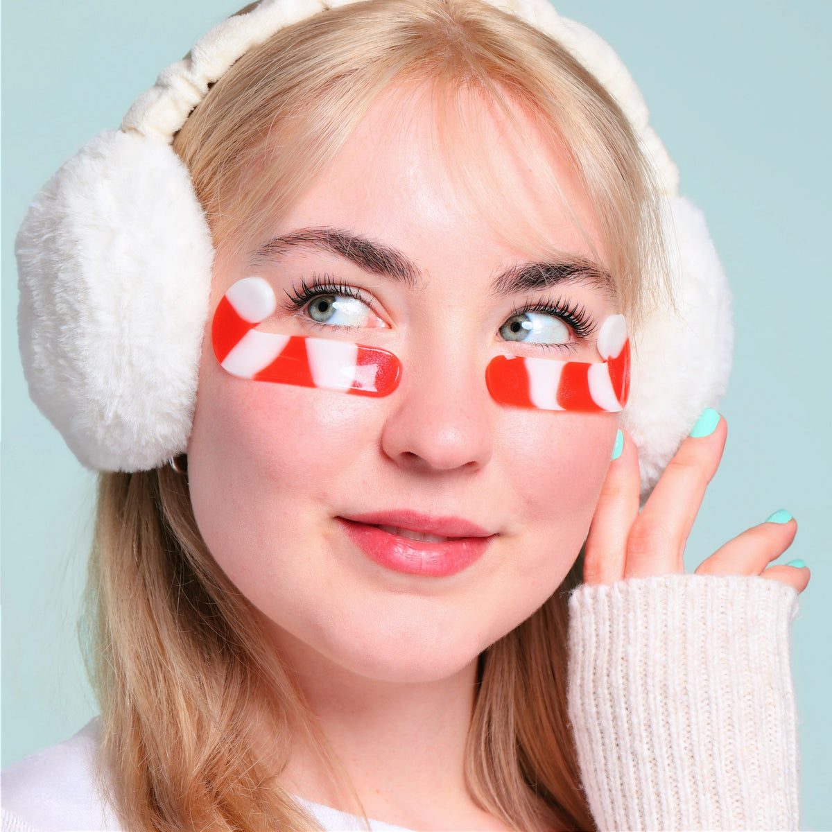 Christmas Holiday Candy Cane Cutie Under Eye Patches