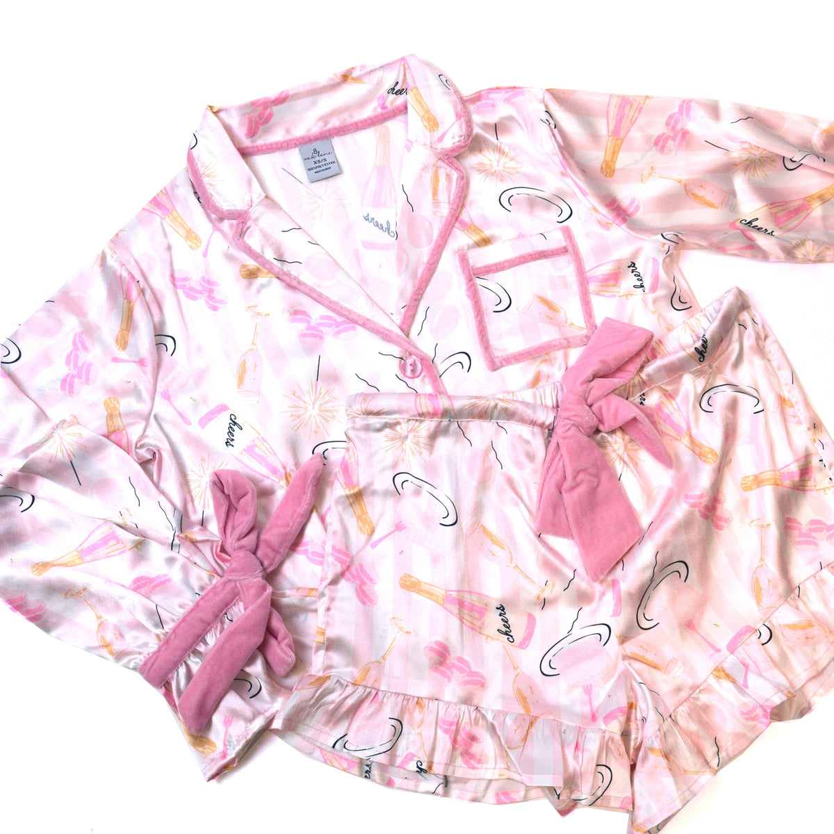 Celebrate Satin Pajama Set